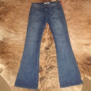 Joes Rocker jeans flare leg, distressed